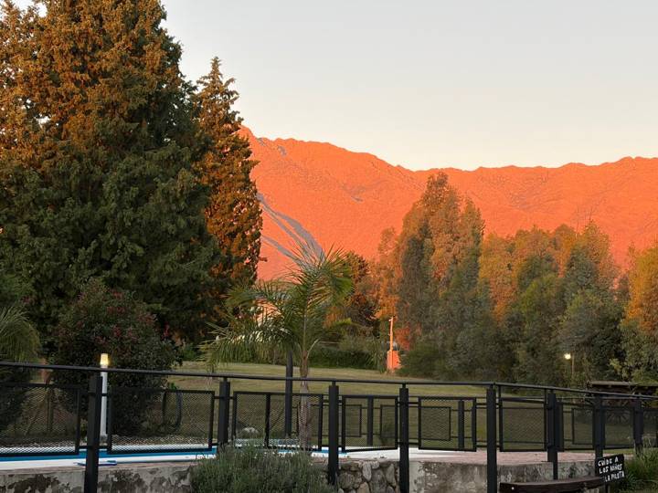 Atardecer sobre las sierras