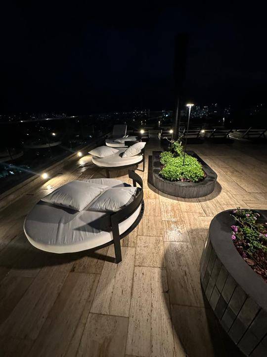 Terraza de noche